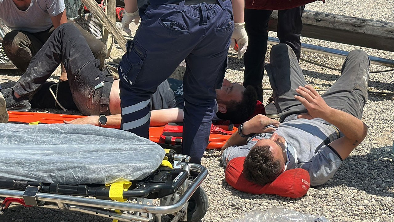 Kütahya’da feci olay! 20 metreden düştüler