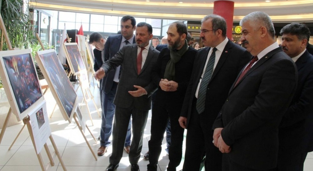 Kütahya’da ‘Kelimenin Kalbi’ isimli resim sergisi 