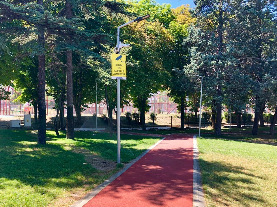 Kütahya’da parklara güvenlik kamerası 