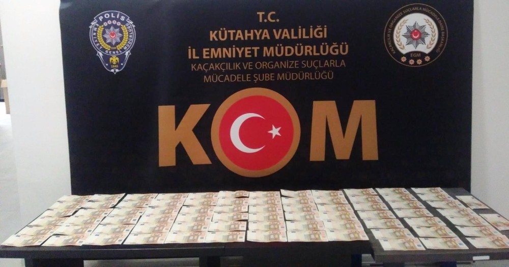 Kütahya’da sahte euro operasyonu 
