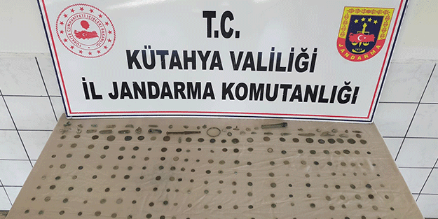 Kütahya'da tarihi eser operasyonu