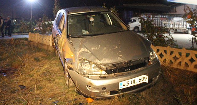 Otomobil takla attı