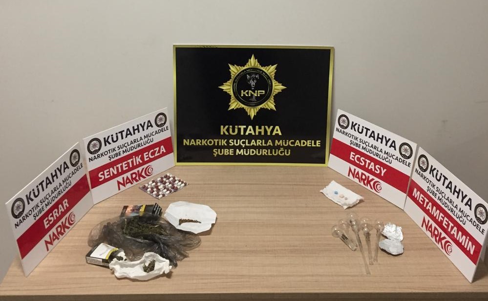 Kütahya’da uyuşturucu operasyonu 