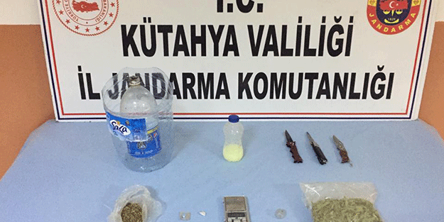 Kütahya’da uyuşturucu operasyonu