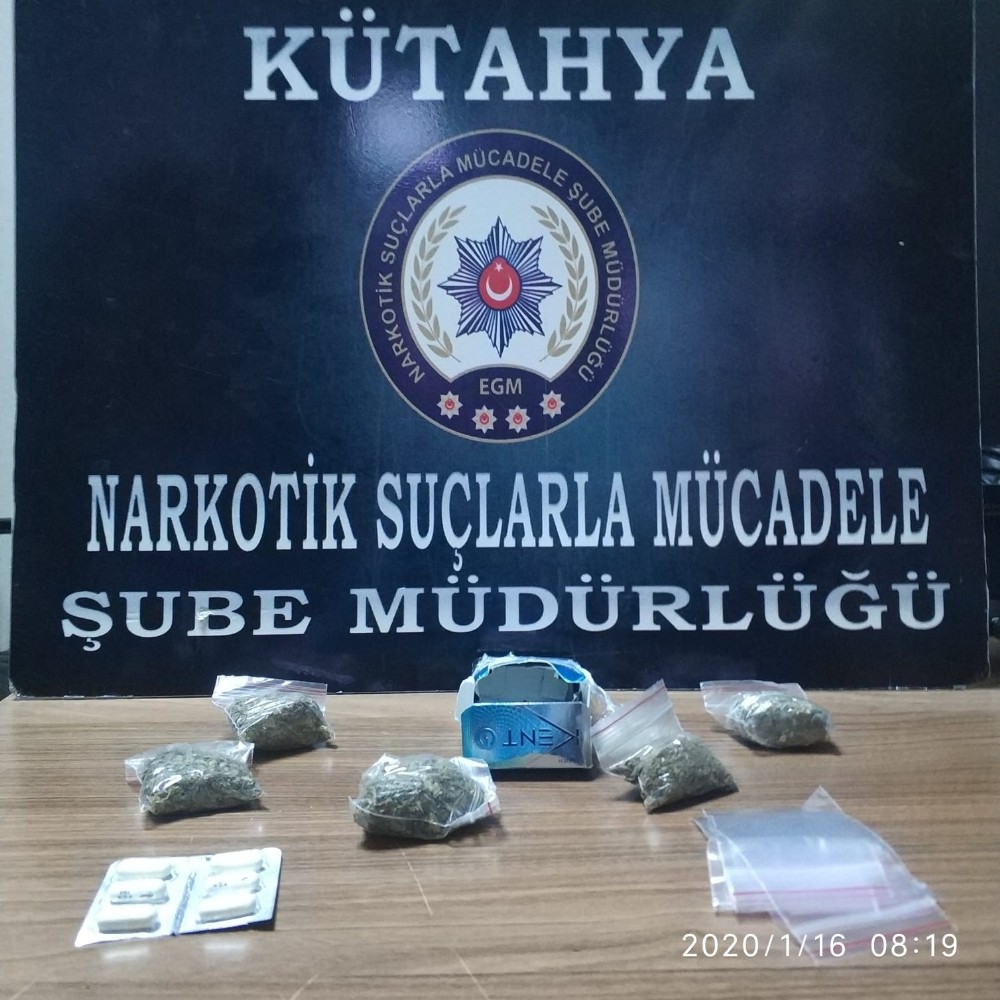 Kütahya’da uyuşturucu ticaretine 1 tutuklama 