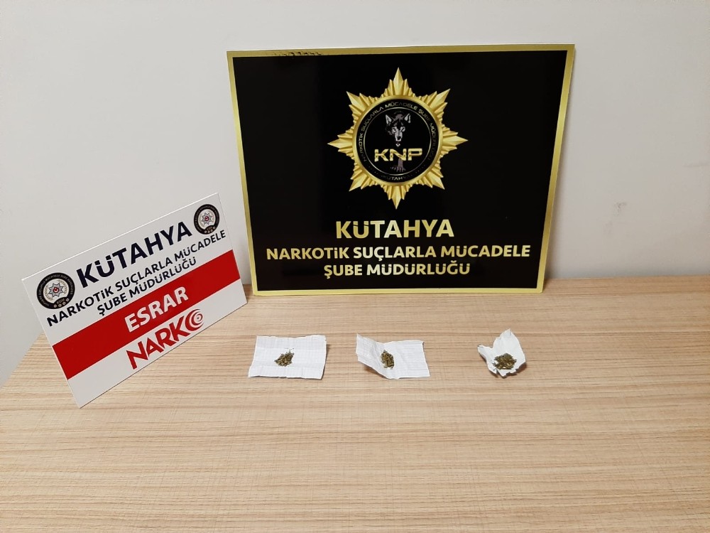 Kütahya’daki uyuşturucu operasyonuna 2 tutuklama 