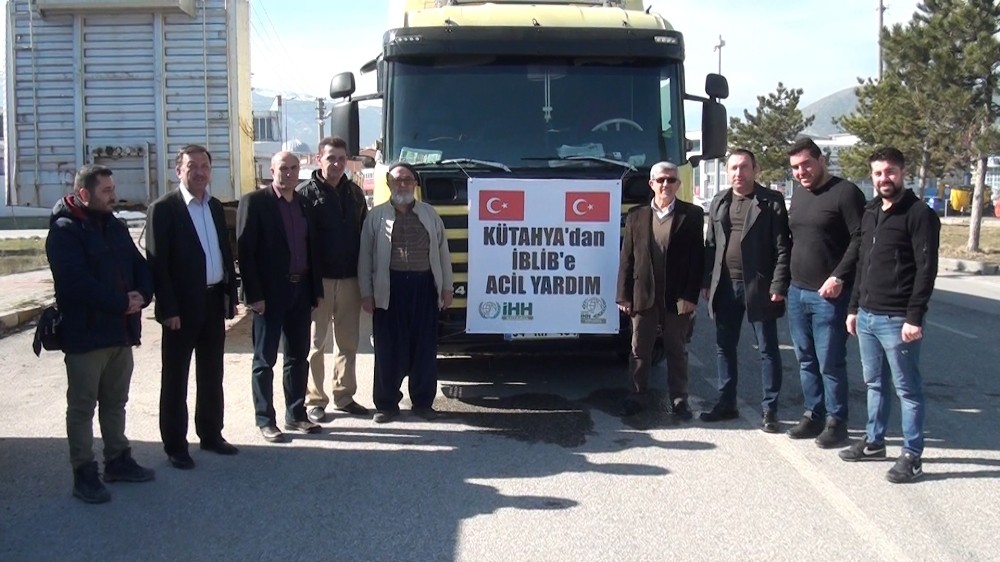 Kütahya’dan İdlib’e yardım eli 