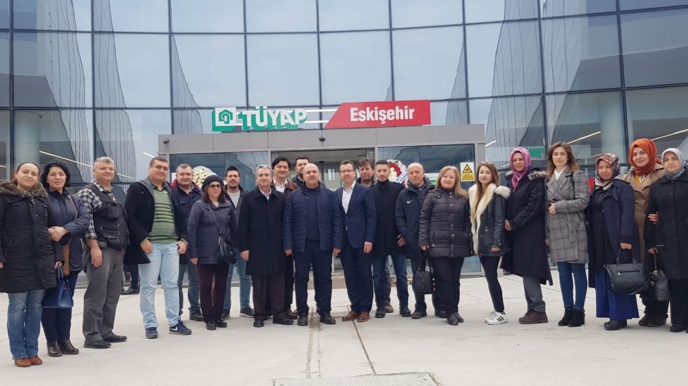 Kütahyalı eğitimciler Eskişehir TÜYAP Fuarında 