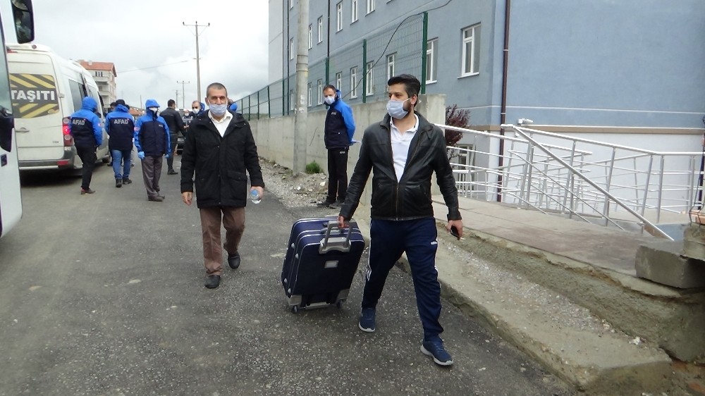 Kütahya’ya getirilen 164 vatandaşın karantina süreci tamamlandı 