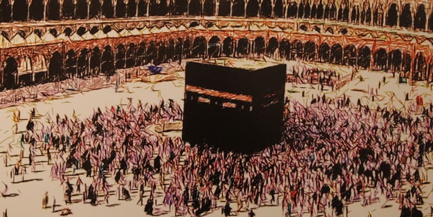 Kutsal yolculuk Kâbe-i muazzama sergisi Küçükçekmece'de açıldı