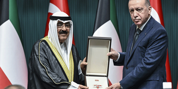 Kuveyt Emiri'nden Erdoğan'a teşekkür