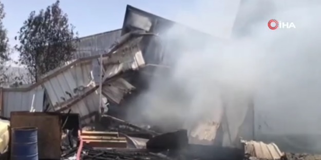 Kuveyt'te depo yangını: Yaralılar var