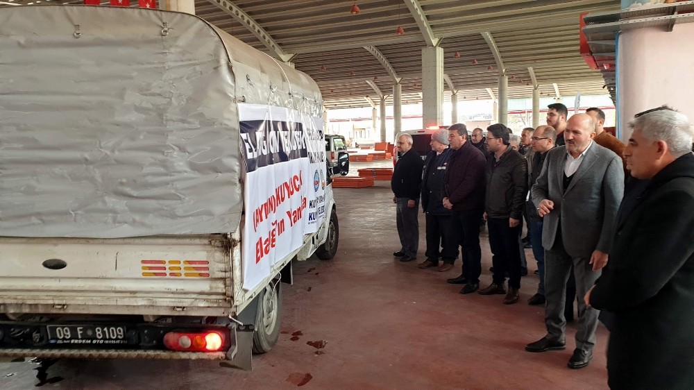 Kuyucak Halkından Depremzedelere Şefkat Eli 
