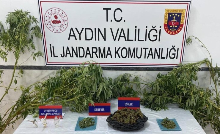 Kuyucak'ta uyuşturucu operasyonu: İşte ele geçirilenler