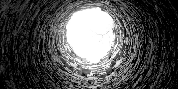 Kuyuya düşen köpeği mahalleli kurtardı