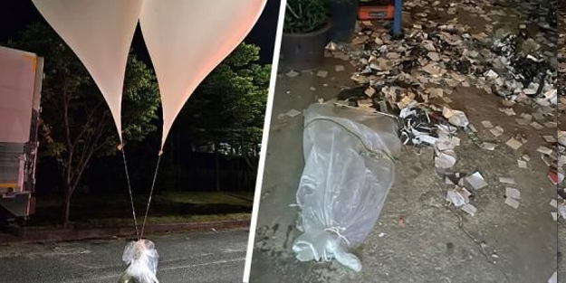 Kuzey Kore, çöp dolu 250 balonu daha Güney Kore'ye gönderdi