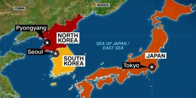 Kuzey Kore, Japon Denizi'ne iki balistik füze fırlattı