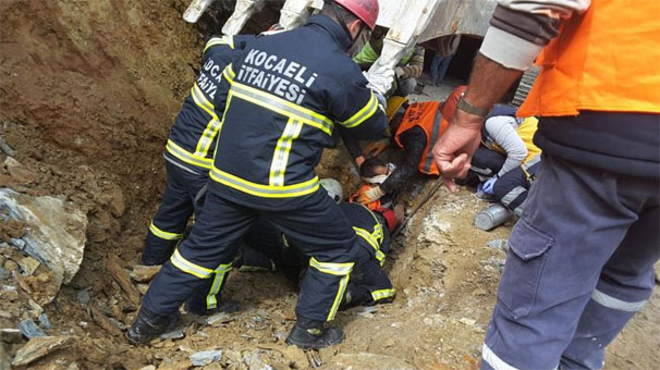 Kuzey Marmara Otoyol inşaatında göçük: 1 yaralı