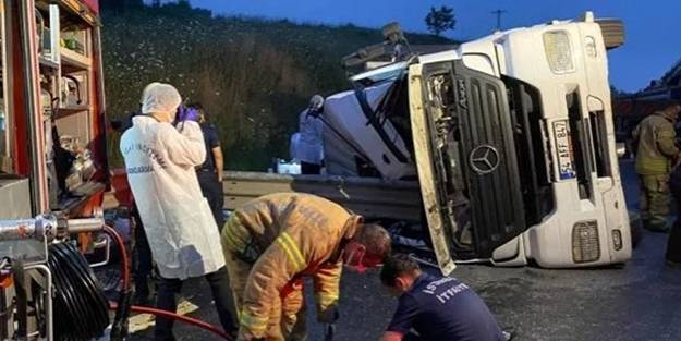 Kuzey Marmara Otoyolu’nda feci kaza!