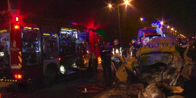 Kuzey Marmara Otoyolu’nda feci kaza