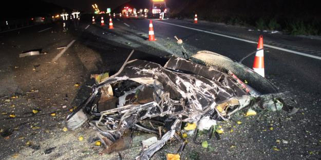 Kuzey Marmara Otoyolu'nda korkunç kaza