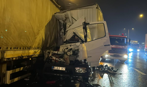 Kuzey Marmara Otoyolu’nda tır kazası: 1 yaralı