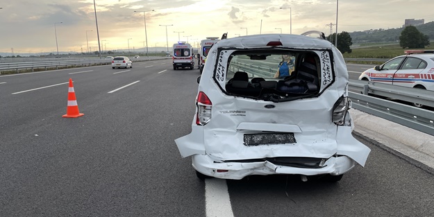 Kuzey Marmara Otoyolu'nda trafik kazası: 2'si çocuk 7 yaralı