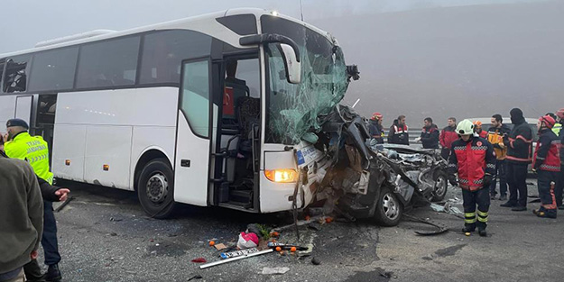 Kuzey Marmara Otoyolu'ndaki kazada son durum! Bakan Uraloğlu ve Bakan Koca aktardı