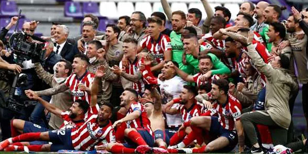 La Liga'da şampiyon Atletico Madrid