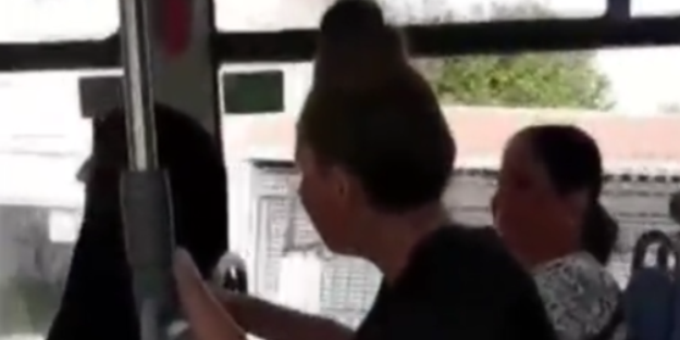 Laikçi kadından tesettürlü kadına küstah saldırı