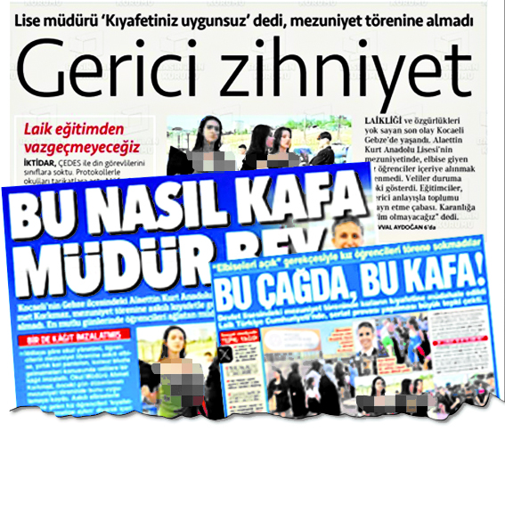 Laikçi yobazlar işbaşında! Gericilik yok teşhircilik var
