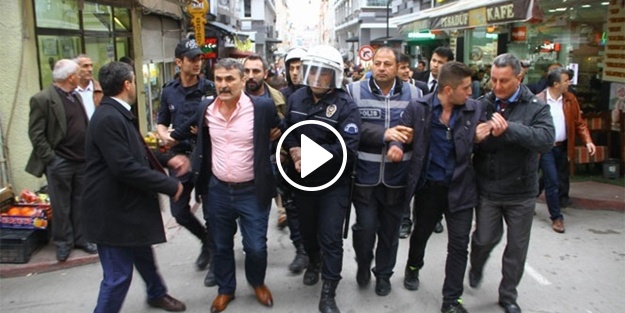 'Laiklik' eyleminde 7 gözaltı!