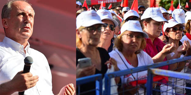 Laiklik söylemlerini unutan İnce CHP'lilere toplu dua ettirdi!