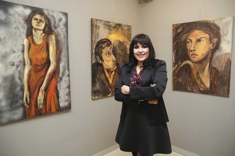 Laletaş, 3’üncü kişisel resim sergisini MTSO Sanat Galerisinde açtı 