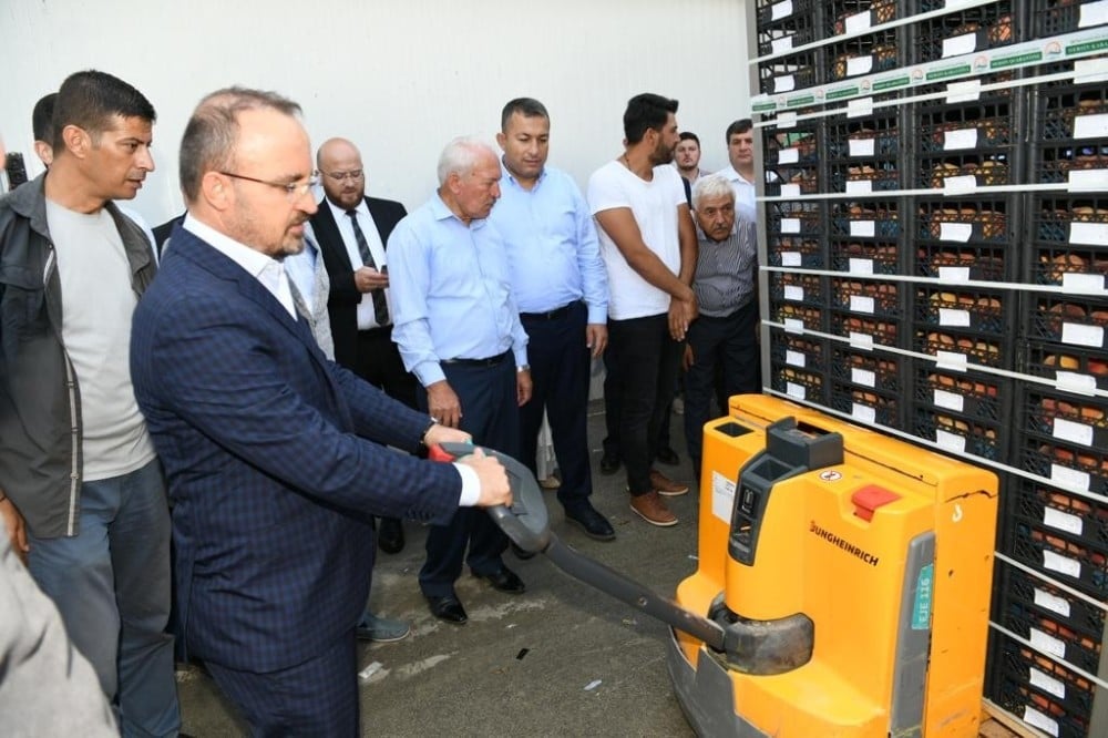 Lapseki’de bölgenin en büyük soğuk hava deposu açıldı 