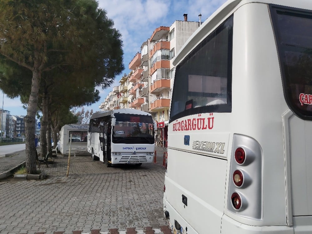 Lapseki’de ticari yolcu taşımacılığı yeniden başladı 