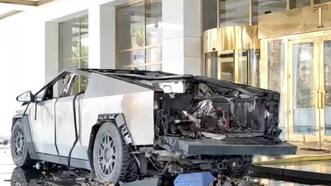 Las Vegas'ta Cybertruck patladı! İlgili flaş olay: Asker kendini vurup intihar etti!