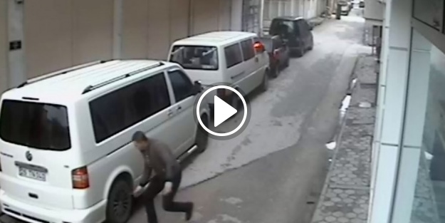 Lastik canavarı kamerada