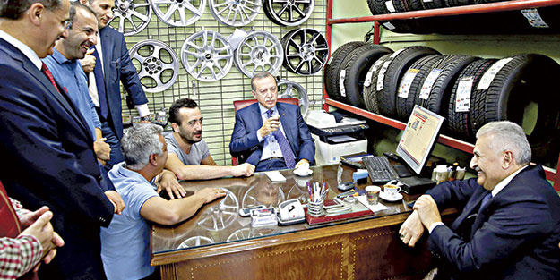 Lastikçide yorgunluk kahvesi