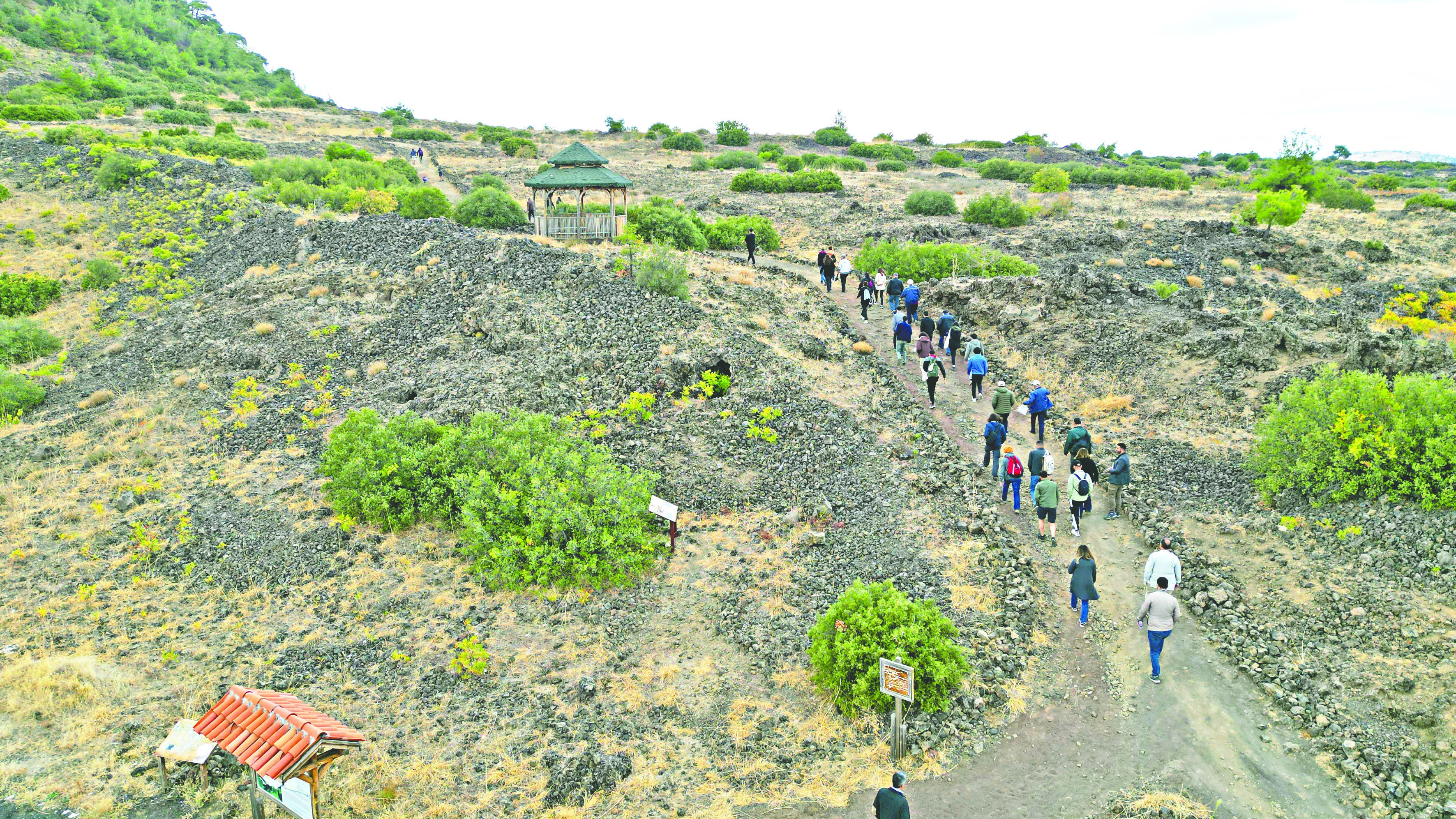 Lavla kaplı jeopark 15 milyon yıllık yerin arşivini tutuyor