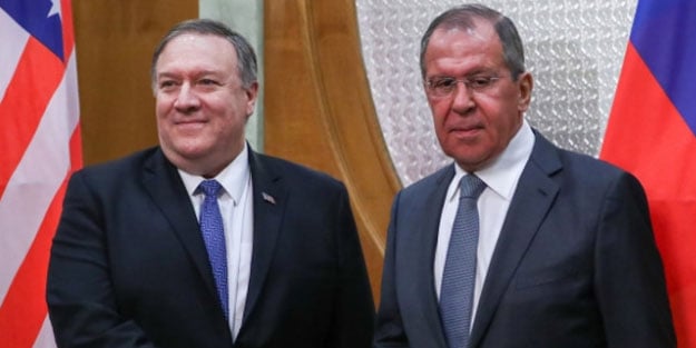 Lavrov ile Pompeo'dan kritik görüşme