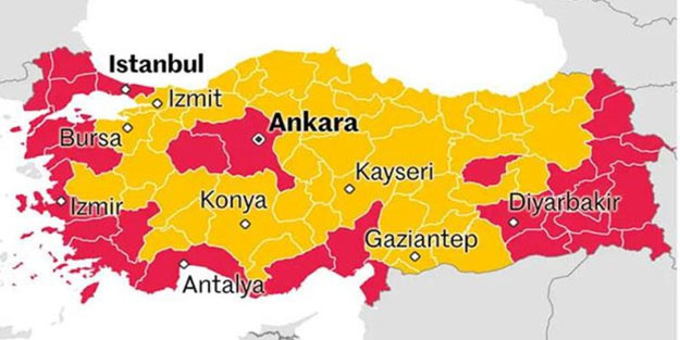 Le Monde'un Türkiye seçim haritası Yunanistan'ı çıldırttı