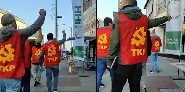Lenin artığı TKP'liler, Sarıgazi'de İHH çalışanlarını tehdit etti