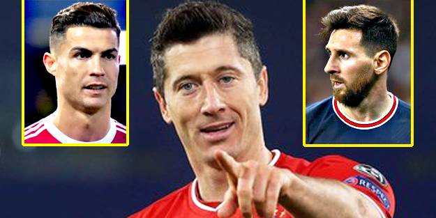 Lewandowski'den; Messi ve Ronaldo'ya gönderme!