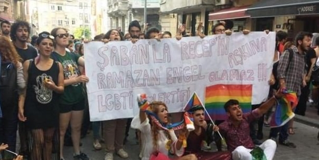 LGBT pankartına suç duyurusu!
