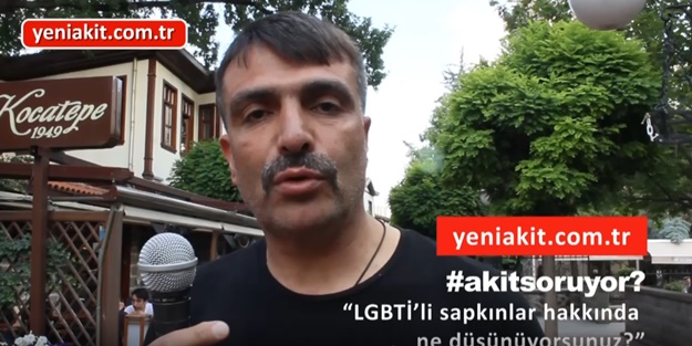 LGBTİ'lilere lanet eden vatandaş: Aramızda yerleri yok!