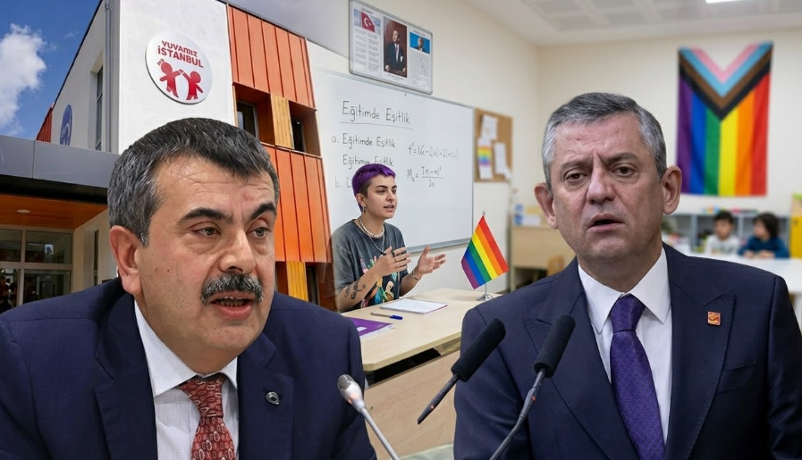 LGBT’lilerden İBB kreşlerinde ders! Bakan Yusuf Tekin, Özgür Özel’in maskesini indirdi