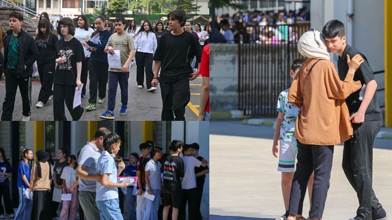 1 milyondan fazla öğrenci katılıyor... LGS maratonu sona erdi