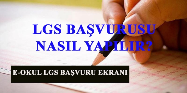LGS başvurusu nasıl yapılır? MEB e-okul LGS başvuru ekranı