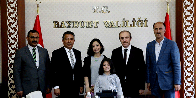 LGS Türkiye birincisinden Vali Epcim’e ziyaret